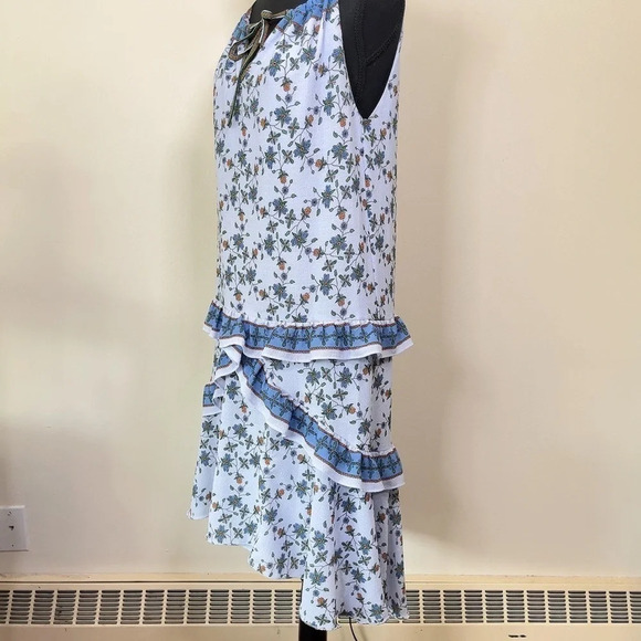 Max Studio Floral Tier Hem Sleeveless Dress - Picture 3 of 14